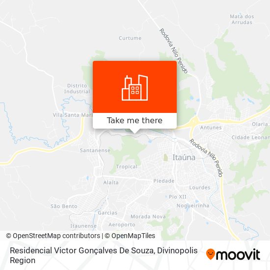 Mapa Residencial Victor Gonçalves De Souza