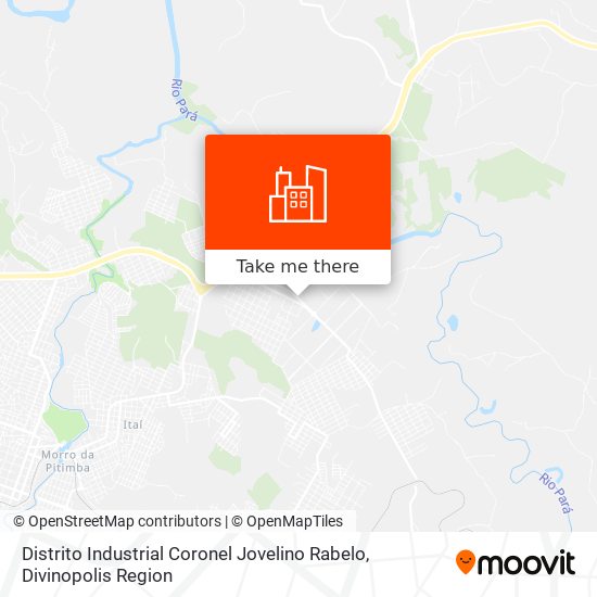 Distrito Industrial Coronel Jovelino Rabelo map