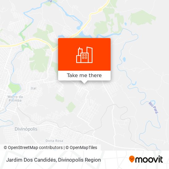 Jardim Dos Candidés map