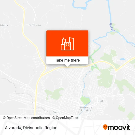 Alvorada map