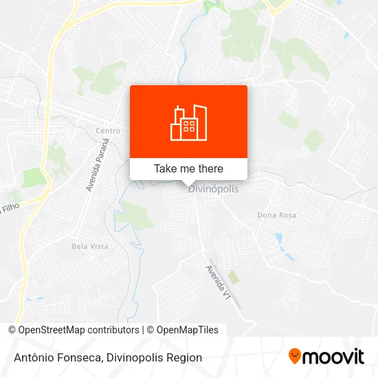 Antônio Fonseca map