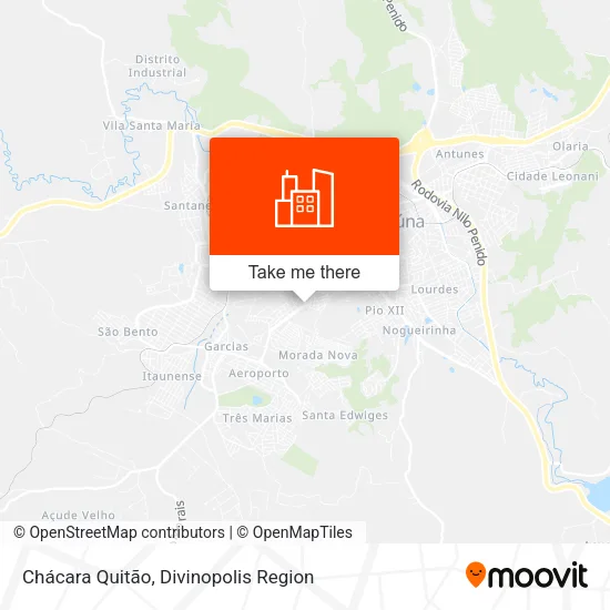 Chácara Quitão map