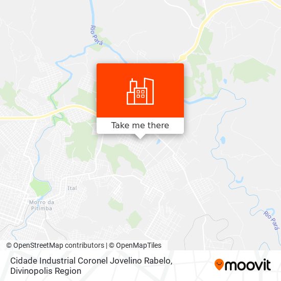 Cidade Industrial Coronel Jovelino Rabelo map