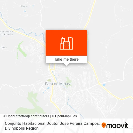 Conjunto Habitacional Doutor José Pereira Campos map
