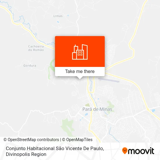 Conjunto Habitacional São Vicente De Paulo map