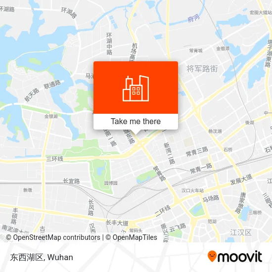 东西湖区 map