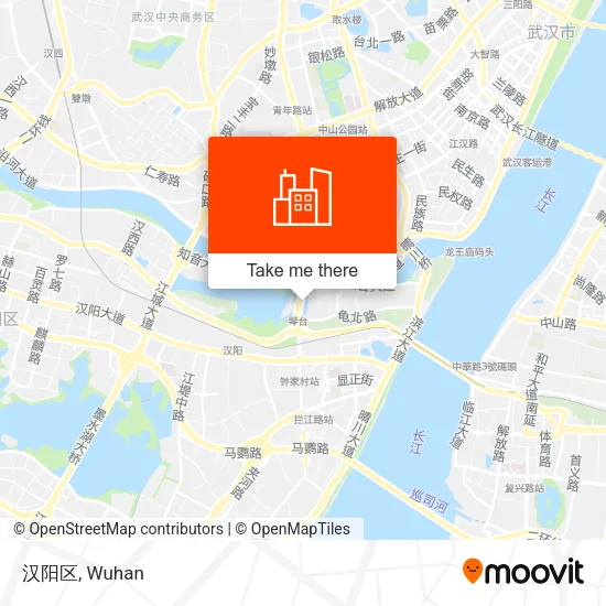 汉阳区 map