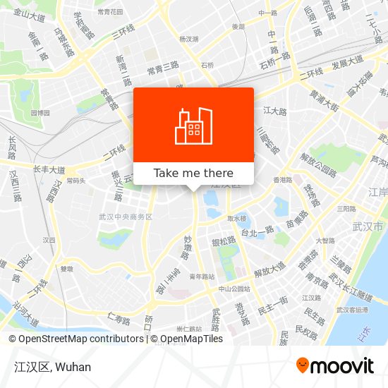 江汉区 map