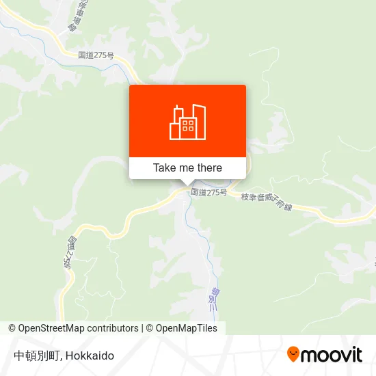 中頓別町 map