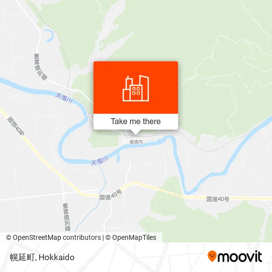 幌延町 map