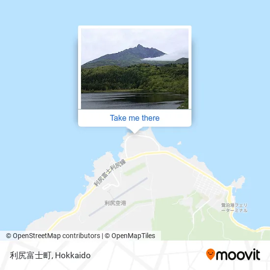 利尻富士町 map