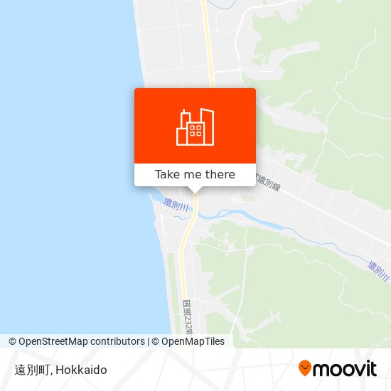 遠別町 map