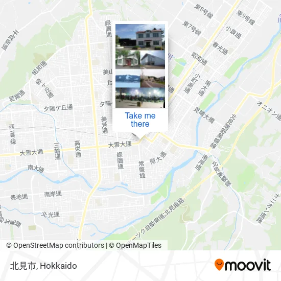 北見市 map
