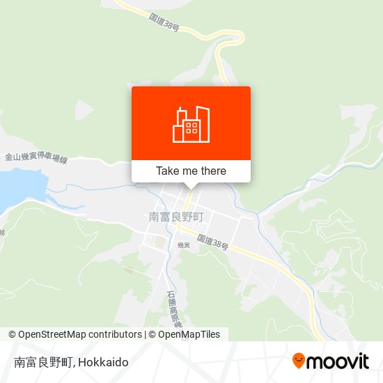 南富良野町 map