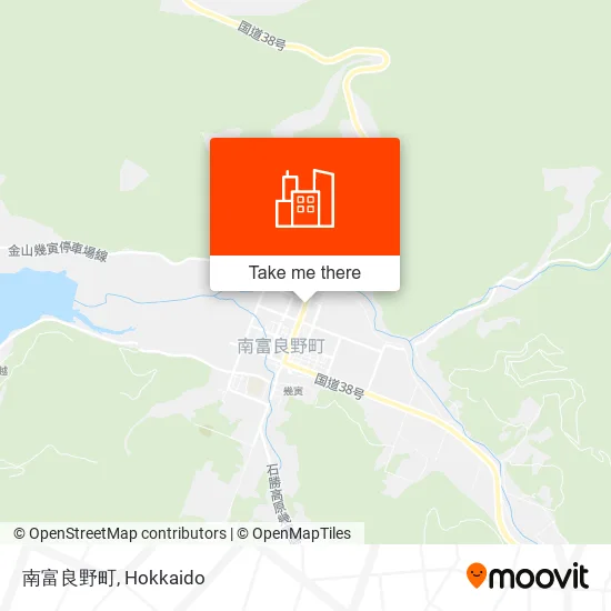 南富良野町 map