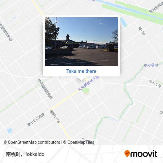 南幌町 map