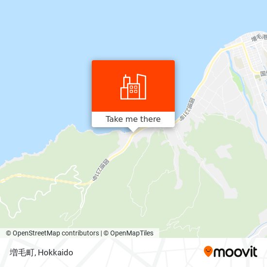 増毛町 map