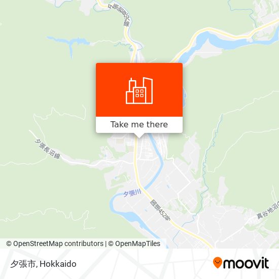 夕張市 map
