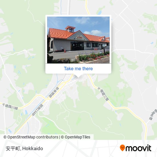 安平町 map