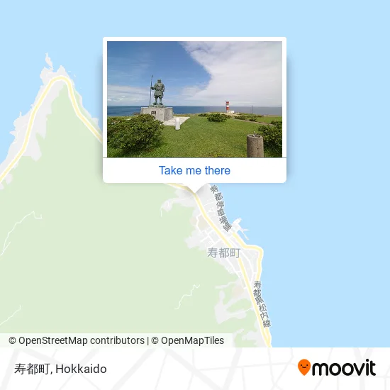 寿都町 map