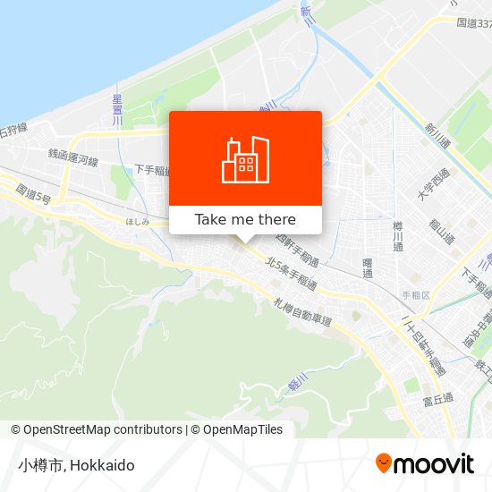 小樽市 map