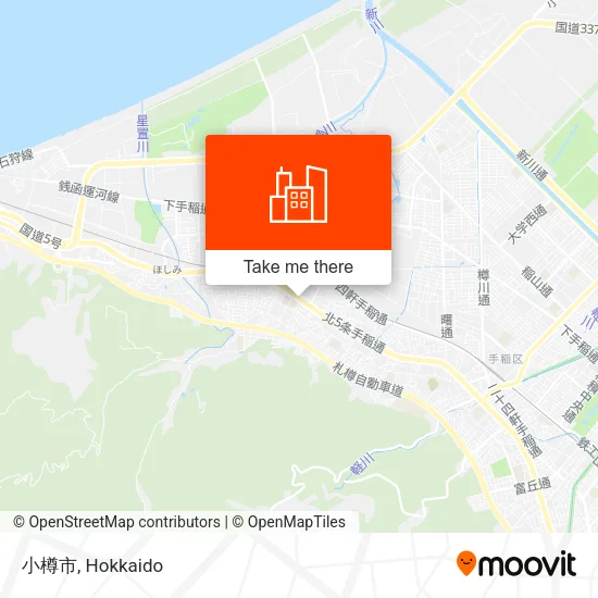 小樽市 map