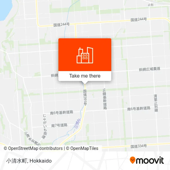 小清水町 map