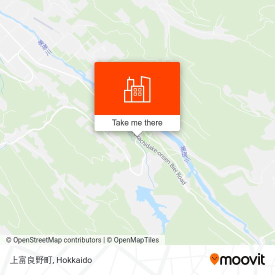 上富良野町 map