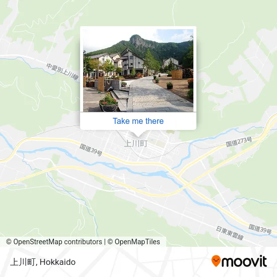 上川町 map