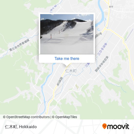 仁木町 map
