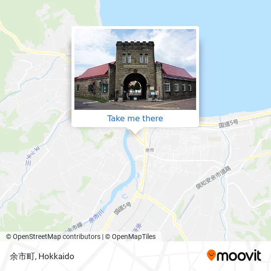 余市町 map