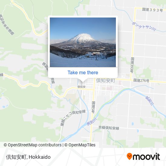 倶知安町 map