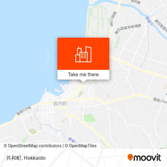 共和町 map