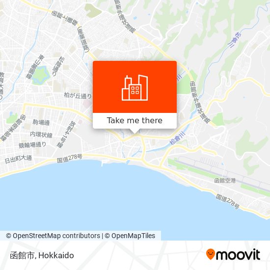 函館市 map