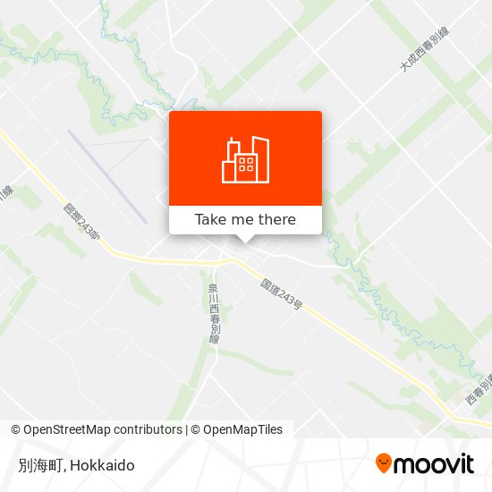 別海町 map