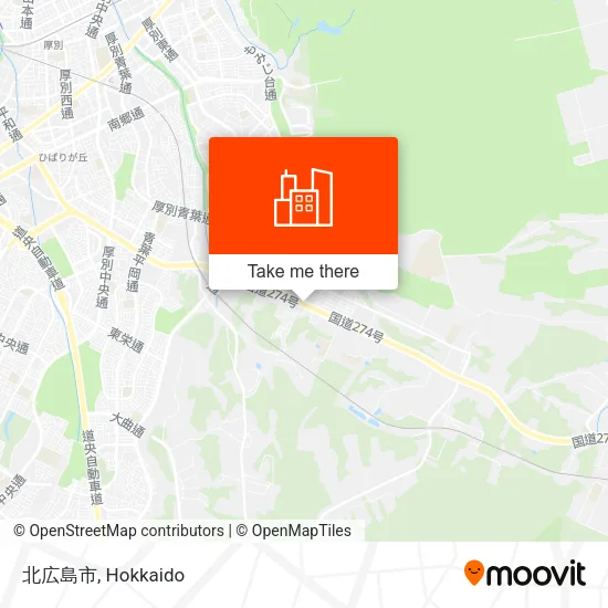 北広島市 map