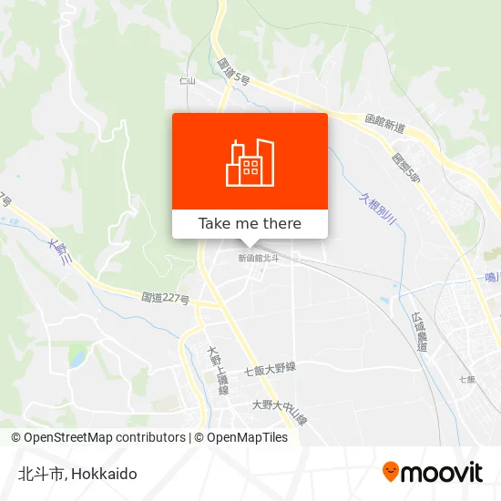 北斗市 map