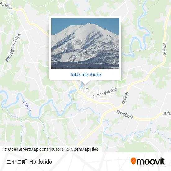 ニセコ町 map