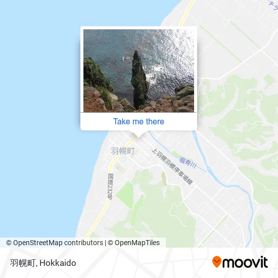 羽幌町 map