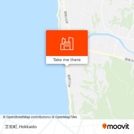 苫前町 map