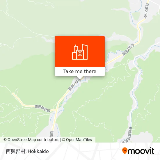 西興部村 map