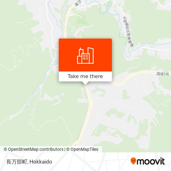 長万部町 map