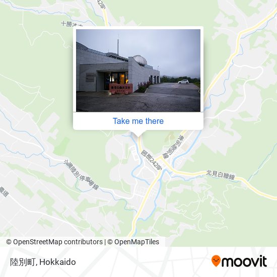 陸別町 map