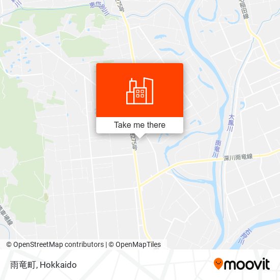 雨竜町 map