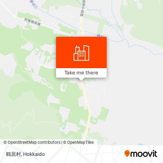 鶴居村 map