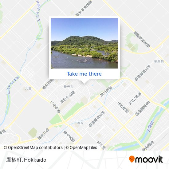 鷹栖町 map