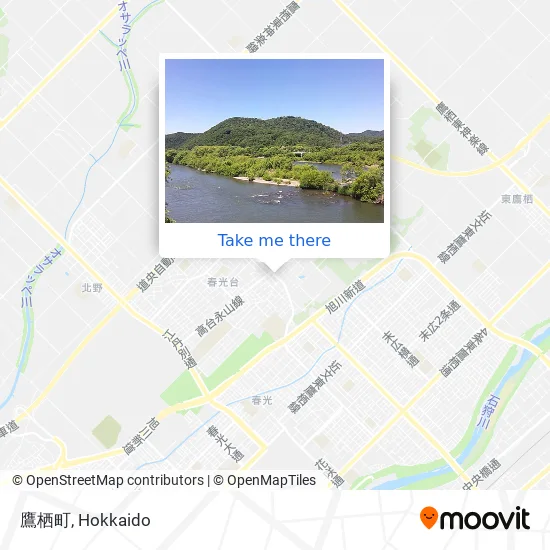 鷹栖町 map