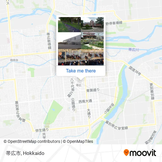 帯広市 map