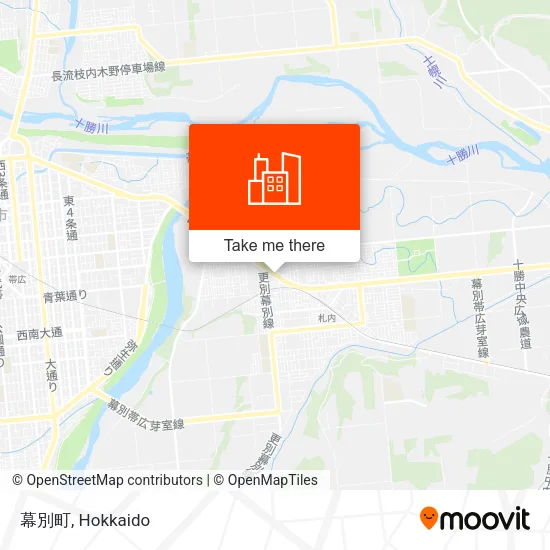 幕別町 map