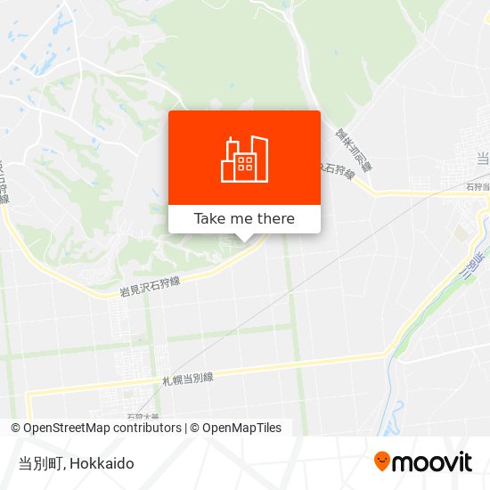 当別町 map